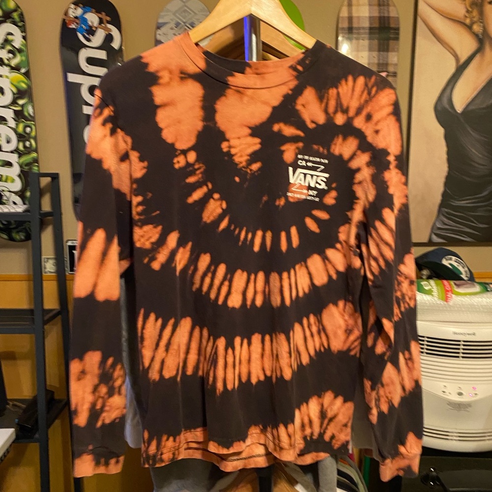 Vans Custom Spiral One Of One Reverse Dye Mens Lo… - image 3